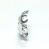 14X5.5MM Silvertone Filigree Cap (36 pieces)